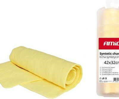 AMiO Chamois Synthetic Car Cleaning Leather 42x32cm