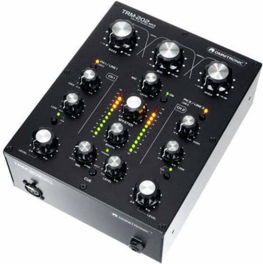 Omnitronic TRM-202MK3 TRM-202 MK3 Αναλογικός Μίκτης 2 Καναλιών / 1 Εισόδο XLR