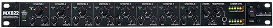 ART Pro Audio MX822 Αναλογικός Μίκτης 8 Καναλιών με Phantom Power & 1 Εισόδο XLR