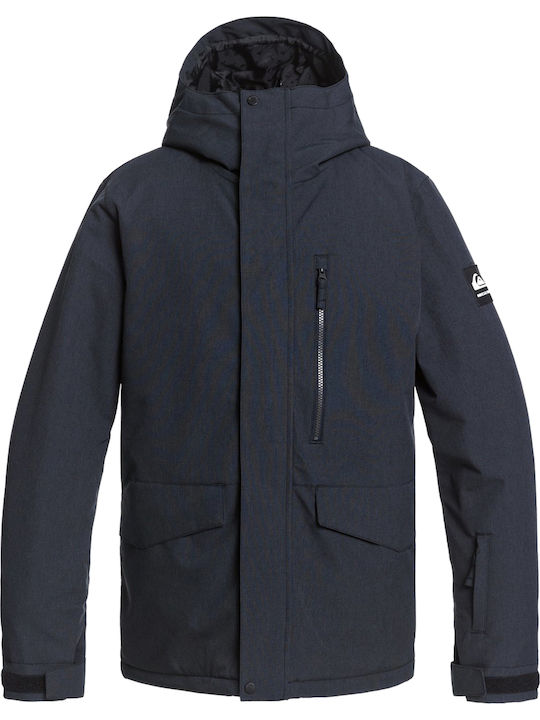 Quiksilver Mission Solid Men's Ski & Snowboard Jacket Gray EQYTJ03266-KVJ0