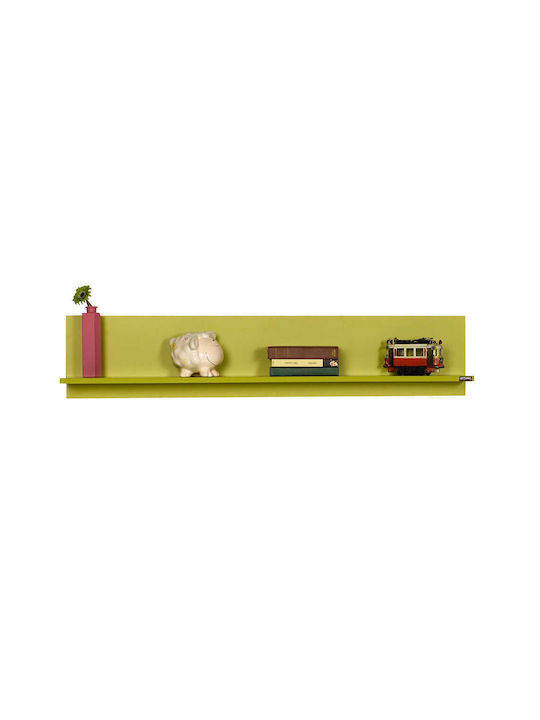 Shelf Wall Raf 11 Green 120x20x25cm