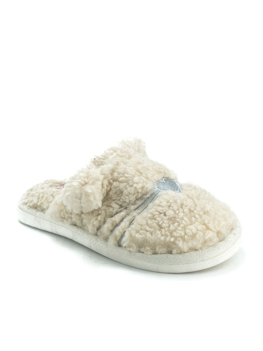 Adam's Shoes 903-21501-29 Animal Women's Slippers In Beige Colour