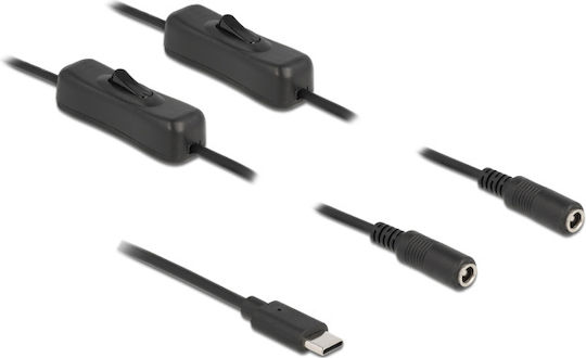DeLock Kabel USB-A-Stecker - DC 1m (86800) 1Stück