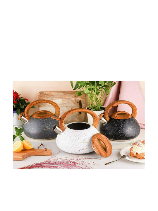 Edenberg Βραστήρας Ανοξείδωτος σε Λευκό Χρώμα 3000ml