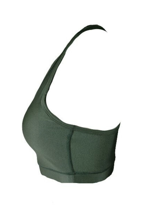 Women's Sports Bra with Removable Padding Khaki