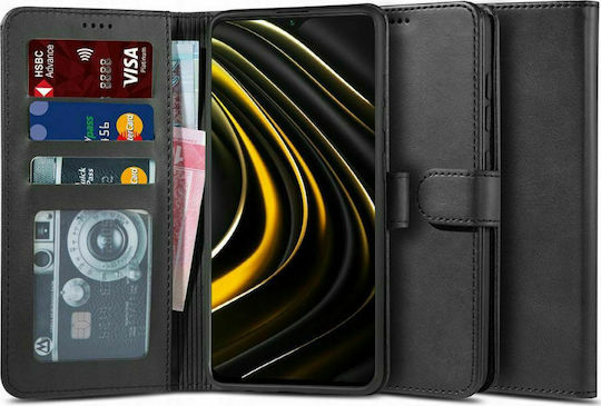 Tech-Protect Wallet Δερματίνης Μαύρο (Poco X3 NFC / X3 Pro)