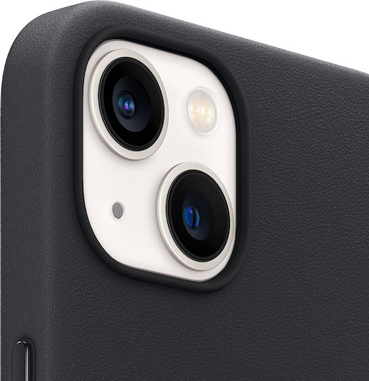 Apple Leather Case with MagSafe Back Cover Leather Midnight (iPhone 13)