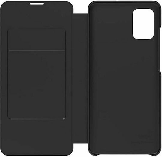 Samsung Anymode Buchen Sie Synthetisches Leder Schwarz (Galaxy A71)