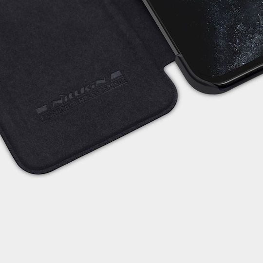 Nillkin Qin Buchen Sie Synthetisches Leder Schwarz (iPhone 12 mini)