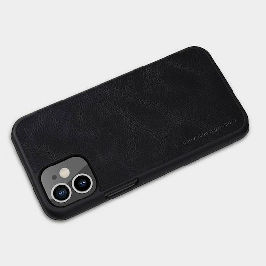 Nillkin Qin Buchen Sie Synthetisches Leder Schwarz (iPhone 12 mini)