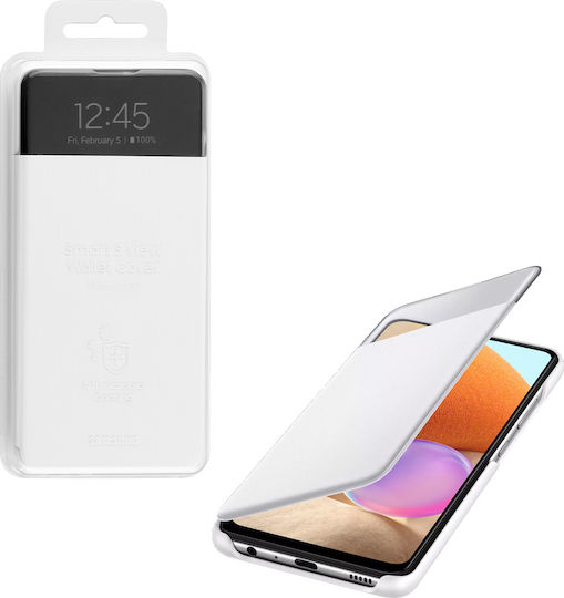 Samsung S View Book Synthetic Leather White (Galaxy A32 4G)