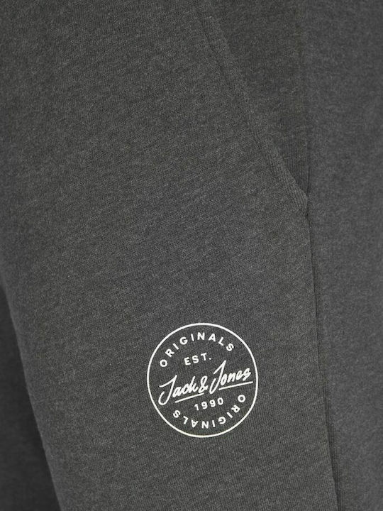 Gordon Sweatpants with Elastic Dark Grey Melange