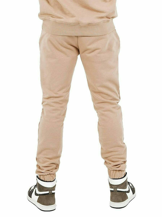 Pantaloni de jogging Sixth June bej pentru bărbați - 33179-bei