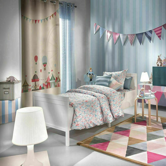 Saint Clair Perdea pentru Copii Rodeo cu Capsatoare Bej 1752030115060 160x250buc