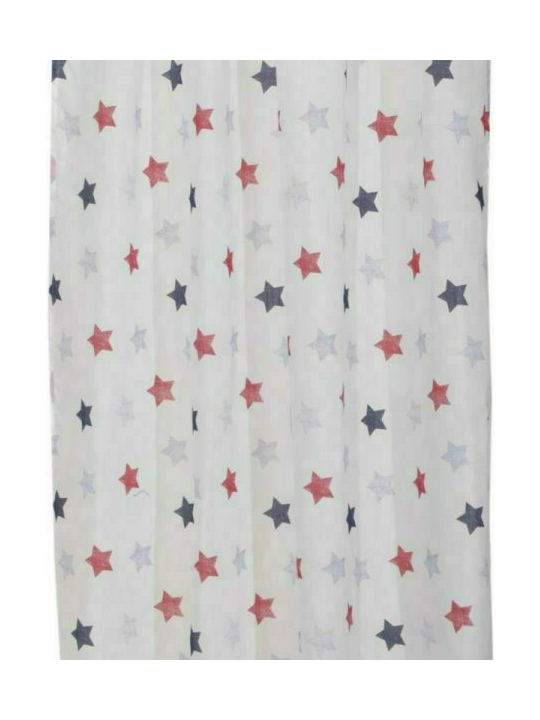 Viopros Kinder Vorhang Fränkie mit Borte Blue 651772 140x270cm