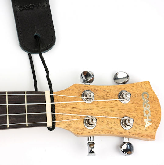 Cascha HH-2285 Ukulele Ζώνη για Γιουκαλίλι Λευκή