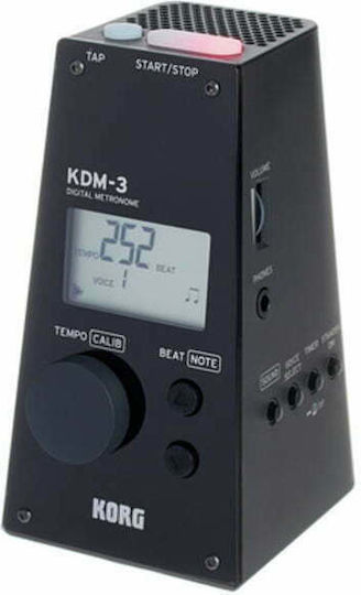 Korg Metronom in Schwarz Farbe