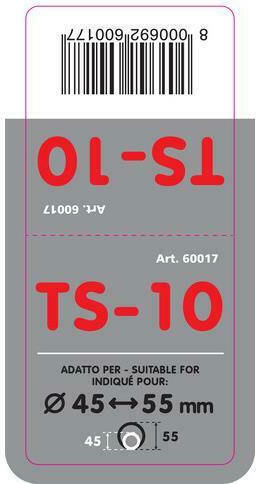 Lampa Μπούκα Εξάτμισης TS-10 Universal Τετράγωνη 45-55mm