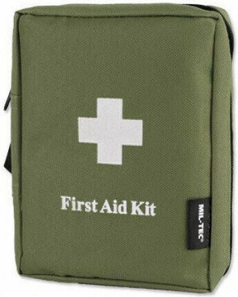 Mil-Tec OD First Aid Kit Large Τσάντα Πρώτων Βοηθειών με Εξοπλισμό