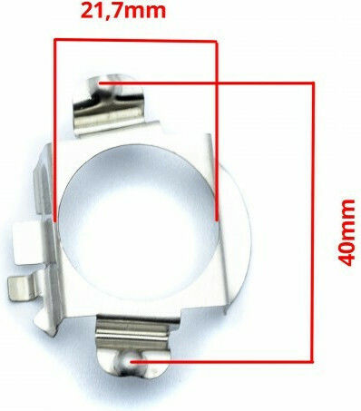 Einparts Car Bulb Adapter H7 for Mercedes-Benz B Class / C Class / E Class / GL Class / GLA Skoda Octavia Volkswagen Touareg / Passat Ford Explorer