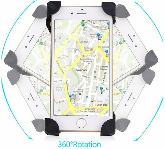 Forever Mount Phone Motorcycle with Adjustable Arm 6.5" for Steering Wheel