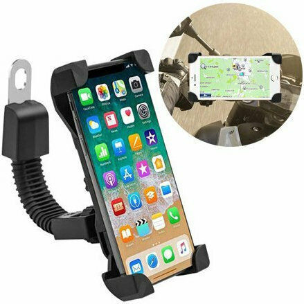 Hurtel Mount Phone Motorcycle with Adjustable Arm 4.7-6" for Mirror