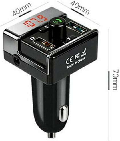 Factory FM Transmitter Αυτοκινήτου A7 Hands-Free Car Kit με Bluetooth