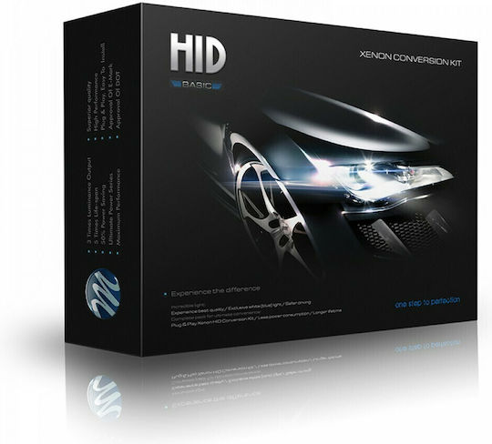 M-Tech Xenon Σετ Φωτισμού Αυτοκινήτου H3 35W 12V 6000K Ψυχρό Λευκό