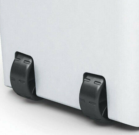 Stefanplast Cibo Plastic Food Storage Container for Dog & Cat 15lt in White Color