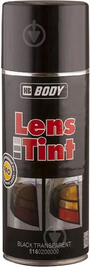 HB Body Lens Tint Σπρέι Βαφής για Φανάρια Αυτοκινήτου Μαύρο 400ml
