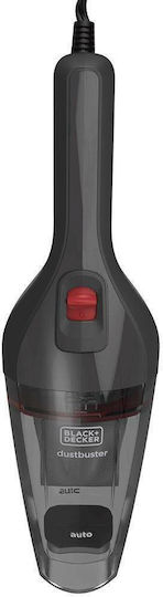 Black & Decker Car Handheld Vacuum Dry Vacuuming with Power 8.8W & Lighter Cable 12V