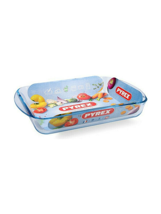 Pyrex Glass Rectangular Heat-Resistant Cookware 3700ml
