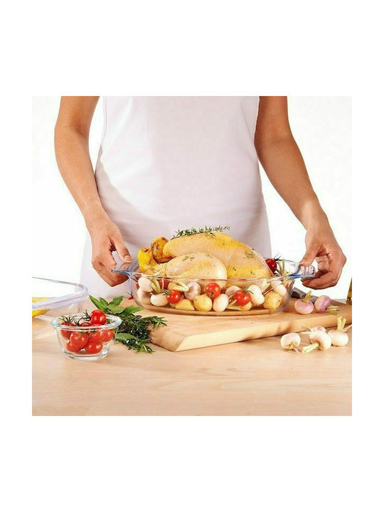 Pyrex 406 Irresistible Ορθογώνιο Πυρίμαχο Σκεύος Γυάλινο 28x17x7cm
