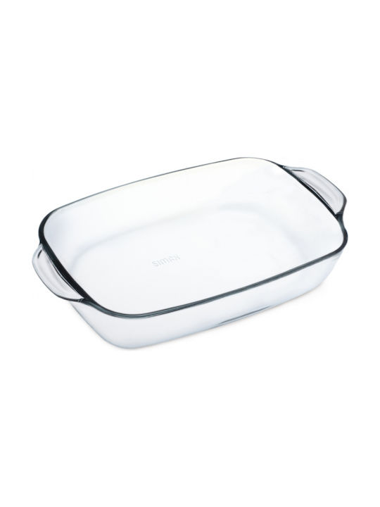 Simax Οβάλ Πυρίμαχο Σκεύος Γυάλινο 40x26x6cm