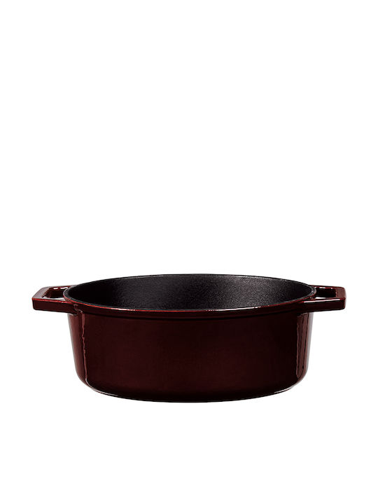 Berlinger Haus Metallic Line Γάστρα Οβάλ Μαντεμένια Burgundy Collection 30x22cm 4.65lt