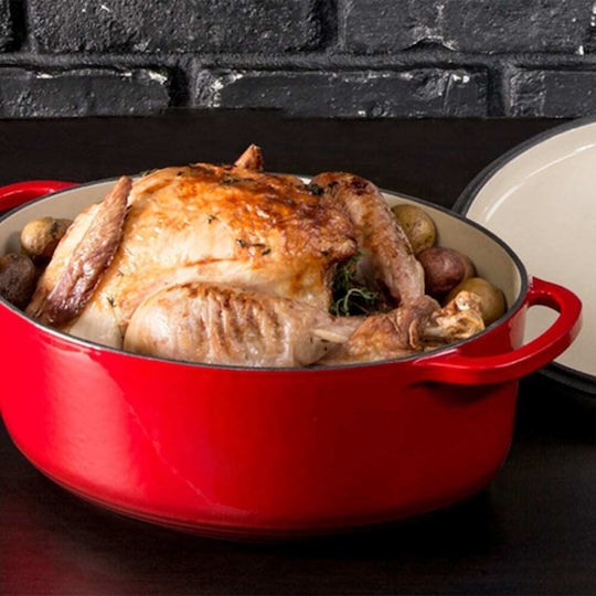 Lodge Dutch Oven Oval Cast Iron 39.88x29.08cm 1pcs