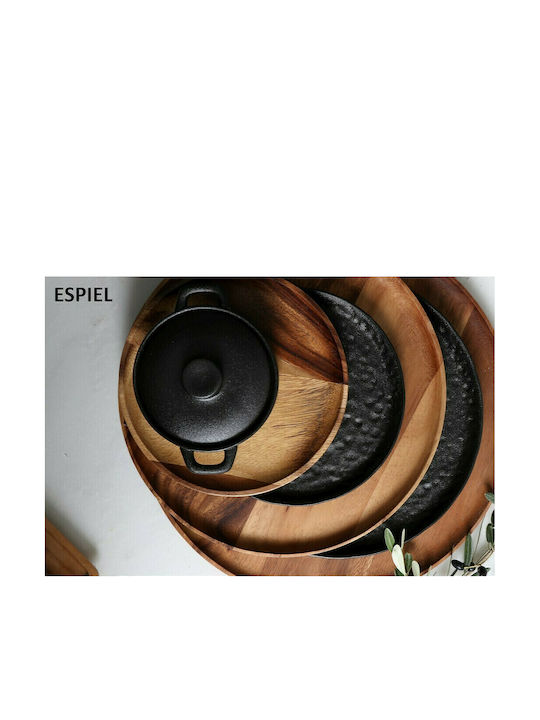 Espiel Lava Γάστρα Στρογγυλή Κεραμική 30x23cm
