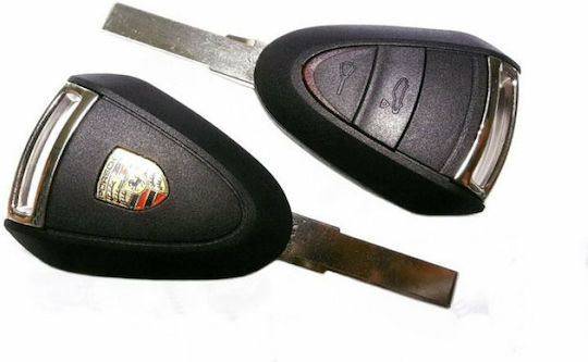 Κέλυφος Κλειδιού Porsche με 2 Κουμπιά και Λάμα HU66