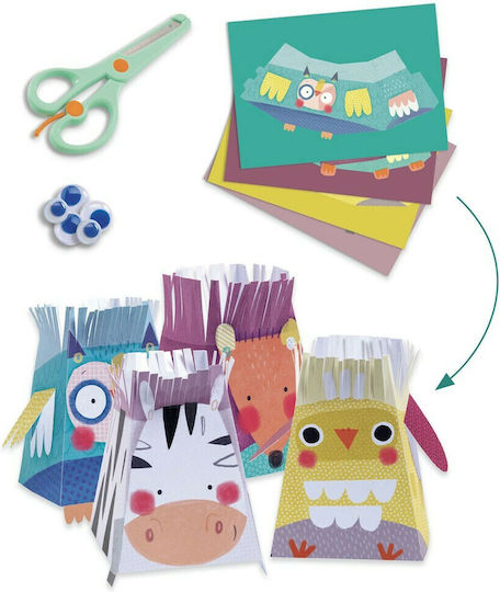 Djeco Painting Set 6 Creative Activities The Animals and the Little Houses for Children 3+ years Years