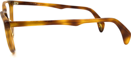Versace Plastic Eyeglass Frame Brown 445 788