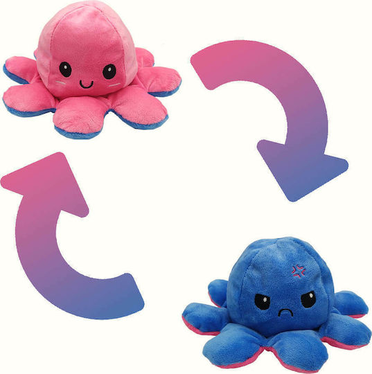 Gama Brands Plush Reversible Octopus 30 cm (Various Designs) 1pc