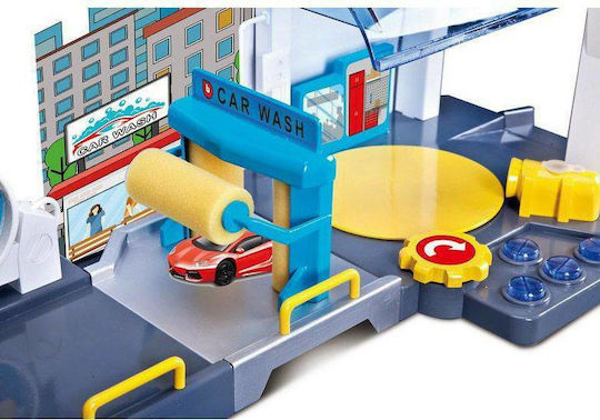 Bburago Street Fire Car Wash Play Set Track 1:43 For 3+ Years