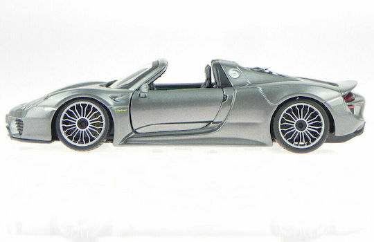 Bburago Porsche 918 Spyder Αυτοκινητάκι Γκρι 1:24 για 3+ Ετών