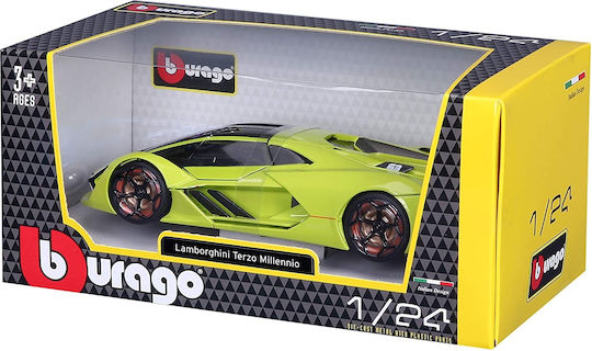 Bburago Spielzeugauto Lamborghini Terzo Millennio - Schwarz 1:24 für 3+ Jahre (Verschiedene Designs) 1Stück