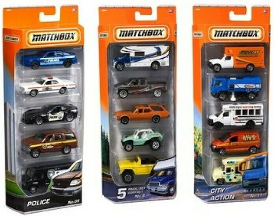 Mattel Matchbox Σετ Αυτοκινητάκια Assorted για 3+ Ετών (Διάφορα Σχέδια) 1τμχ