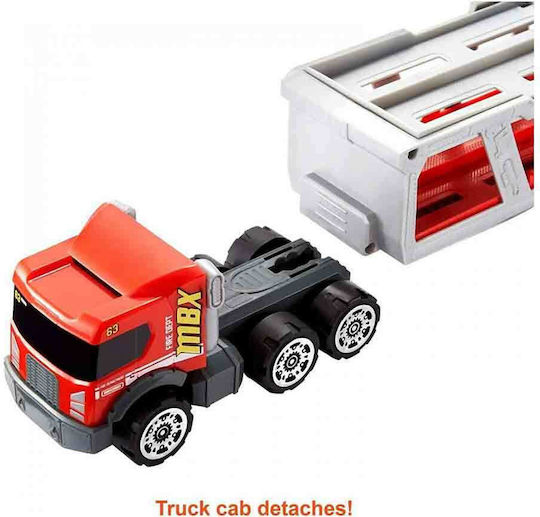 Mattel Matchbox Transporter Feuerwehrauto Set mit Truck 1:64 Feuerwehrauto für 3+ Alter