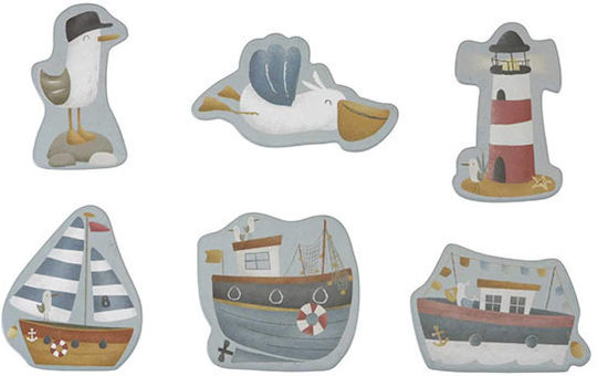 Παιδικό Puzzle 6 in 1 Sailors Bay για 2+ Ετών 24pcs Little Dutch