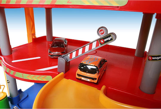 Bburago Street Fire Parking Playset Garage Scale 1:43 for Ages 3+