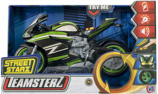 AS Teamsterz Motocicletă Verde Pentru 3+ Ani
