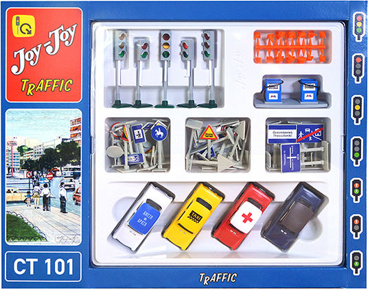 Joy-Toy City Traffic Set with Car Ambulance for 3+ years+ Years CT101